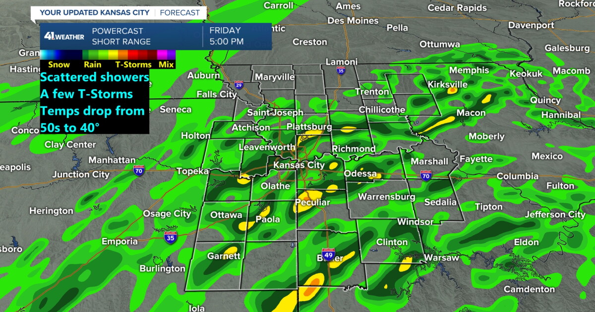 KSHB 41 Weather Blog | Rainy Friday evening in store for Kansas City