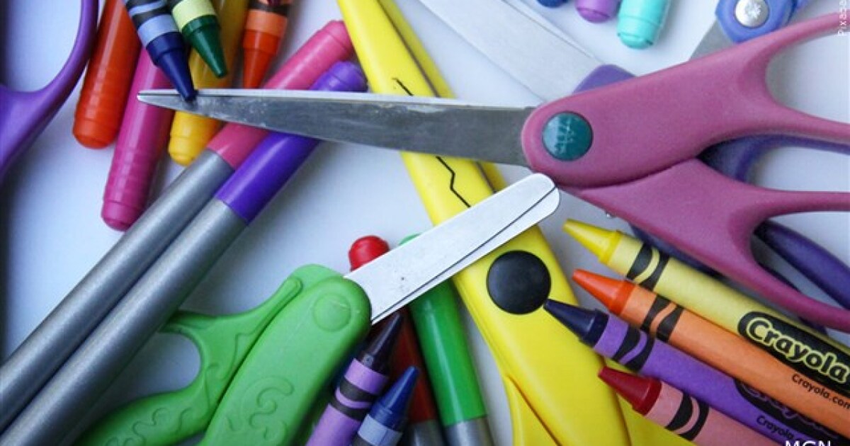 School supply drive in Kaplan