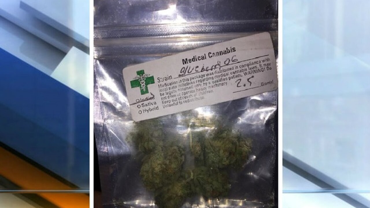 'Come get it' says FB post with picture of pot