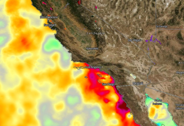 Warm waters creating rare humidity across county