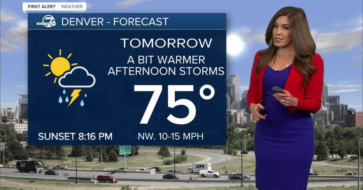Warmer with scattered afternoon storms Saturday in Denver metro