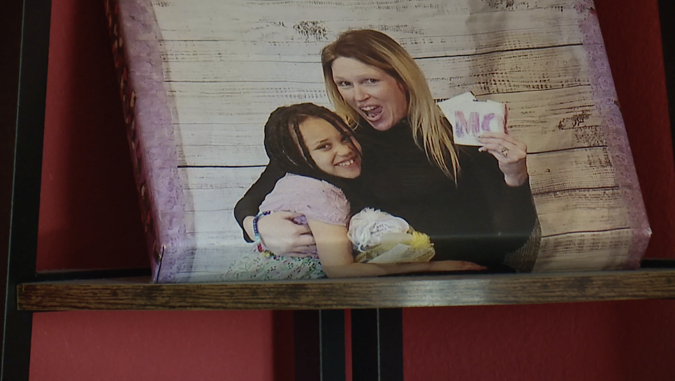 Adeline Stewart and family