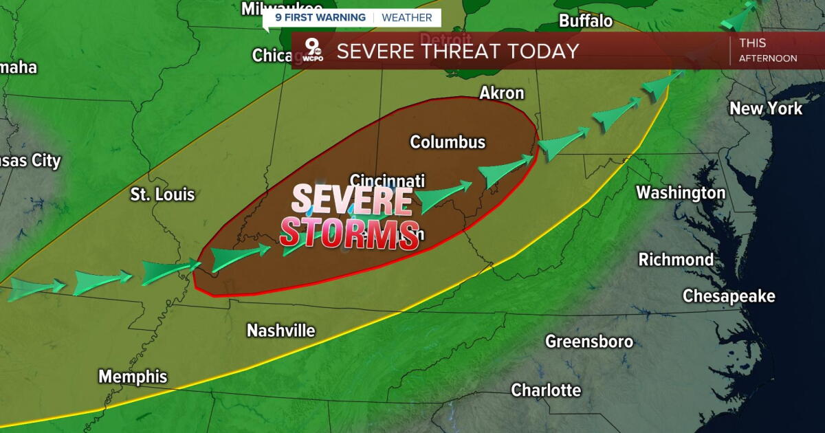 TIMELINE: Severe weather hits at different parts of Tuesday