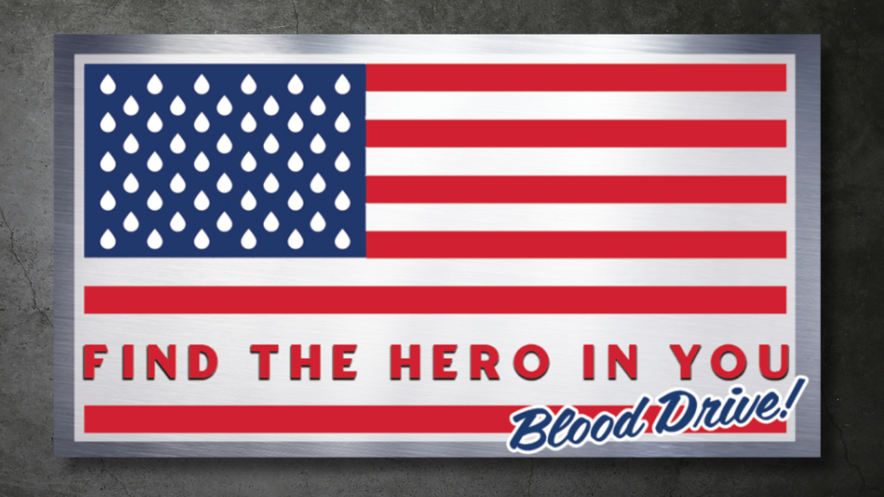 Find the Hero in You Blood drive 