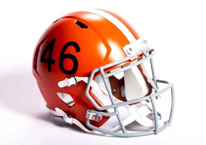 Browns 75th anniversary helmet