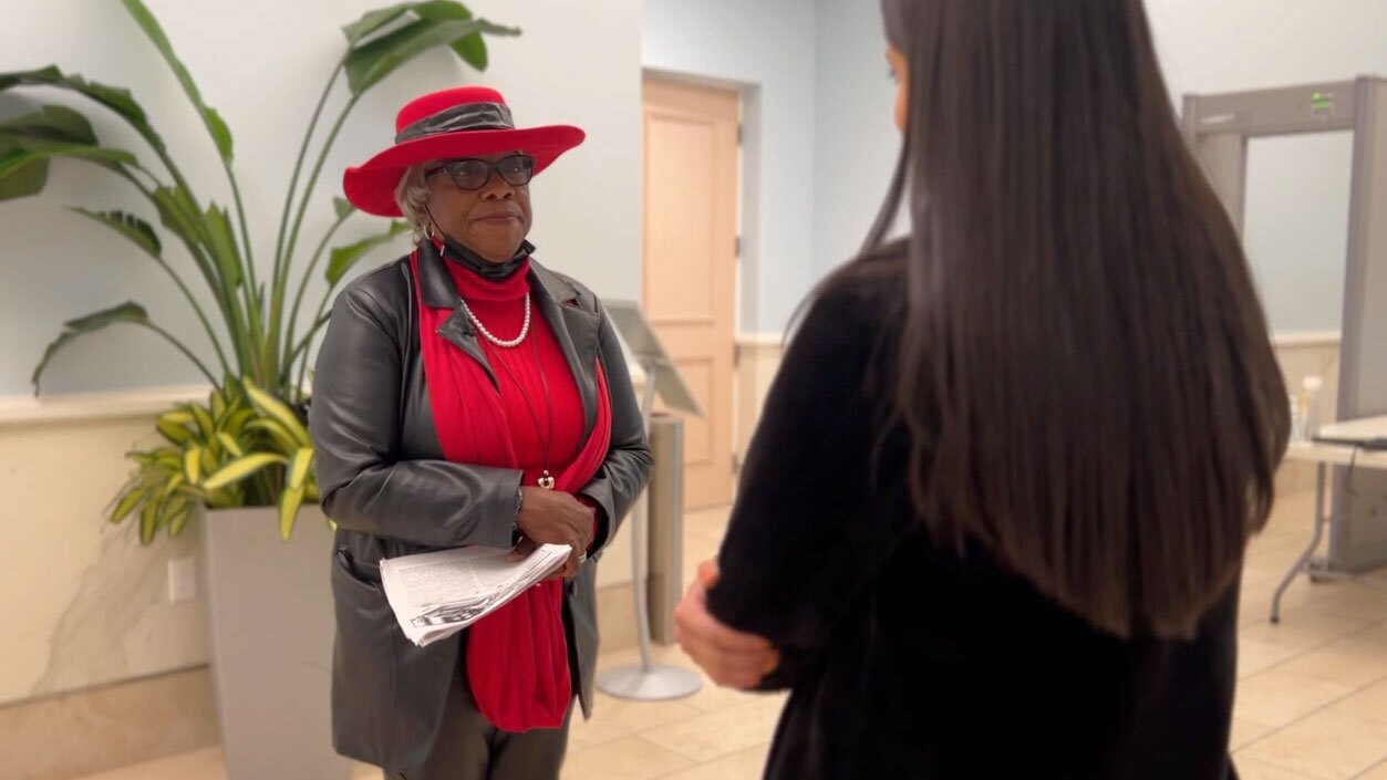 Mary Brabham, a Riviera Beach resident, explained to WPTV reporter Cassandra Garcia why she supports the project called Soleste on the Trail.