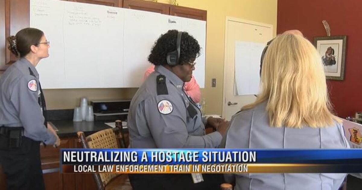 Hostage Negotiators Go Through Special Training Simulation