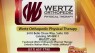 Wertz Orthopedic Physical Therapy - 1/18/17