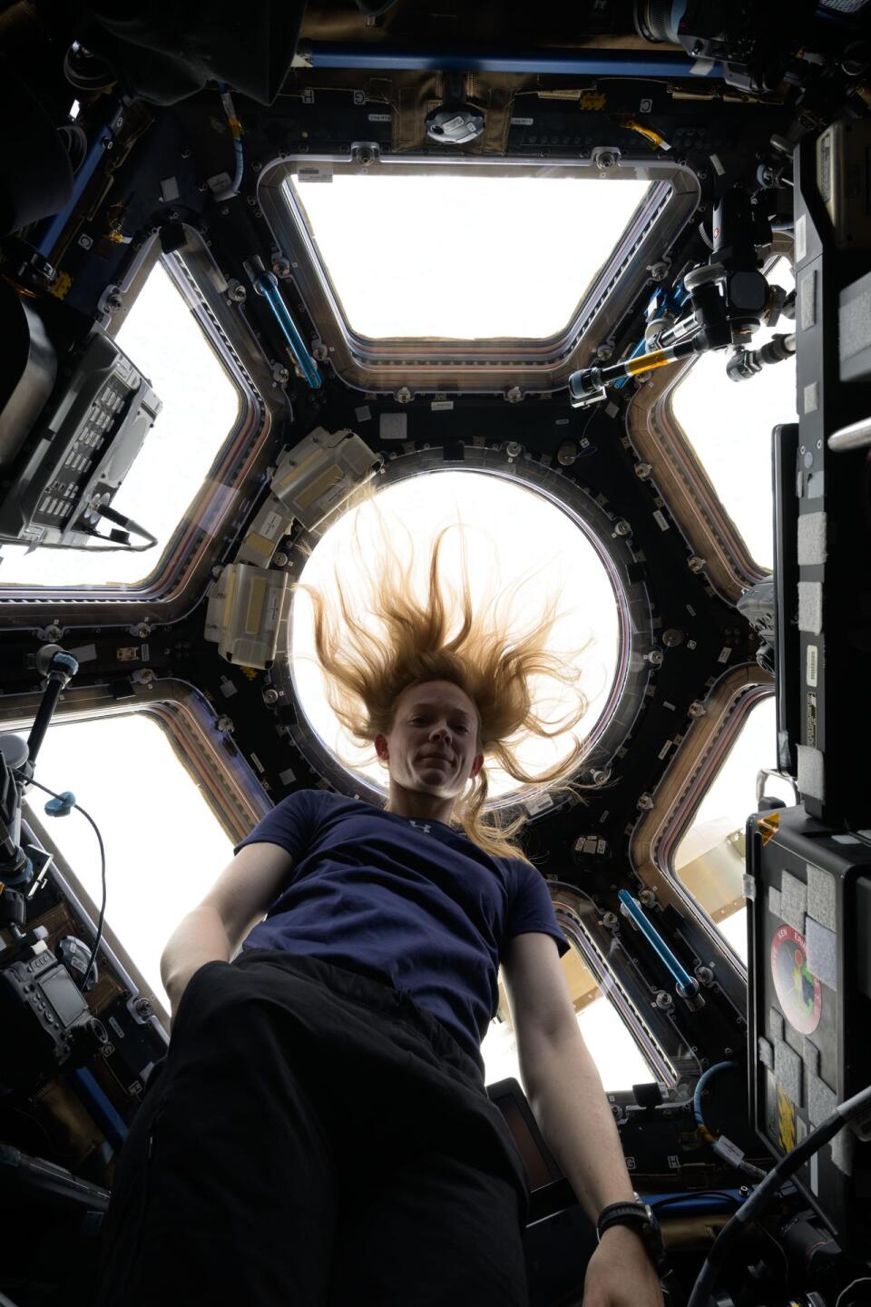 Nichole Ayers in space