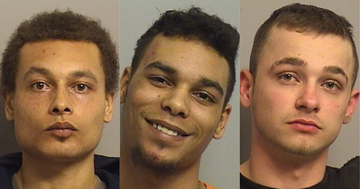 3 arrested after leading police on a chase