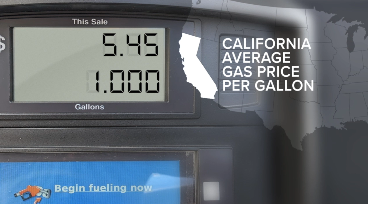 California average gas price per gallon 4/15/24