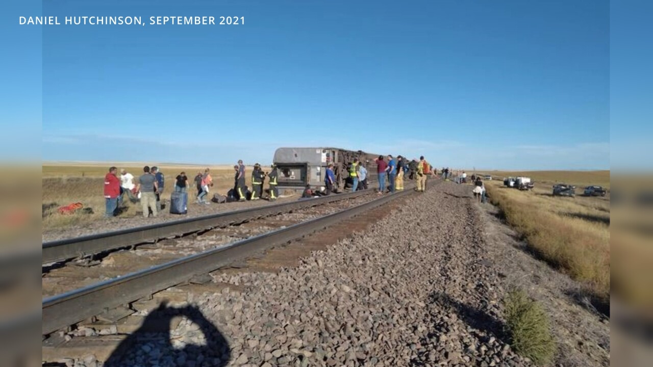Amtrak derailment from Sept. 2021