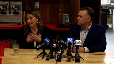 Amy Acton and David Pepper