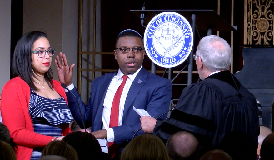 Jeff Pastor was sworn in as a Cincinnati City Council member on January 2, 2018.