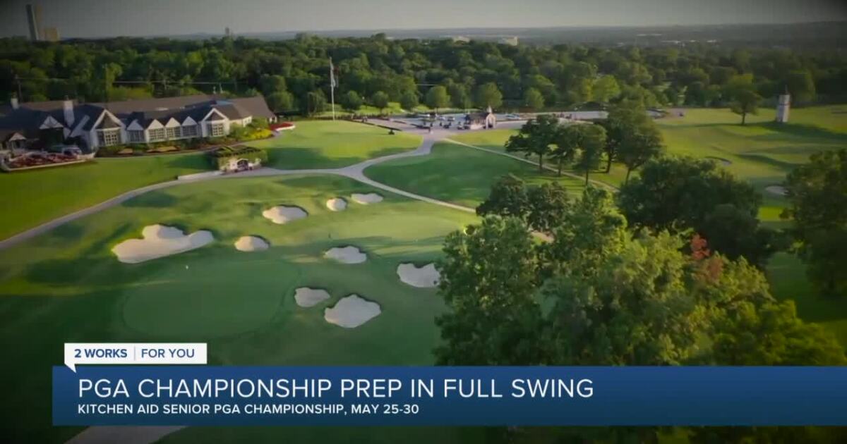 Crews Prepare For Kitchenaid Senior Pga Championship Kicking Off May 25 Pga Championship 2022 Centennial Village