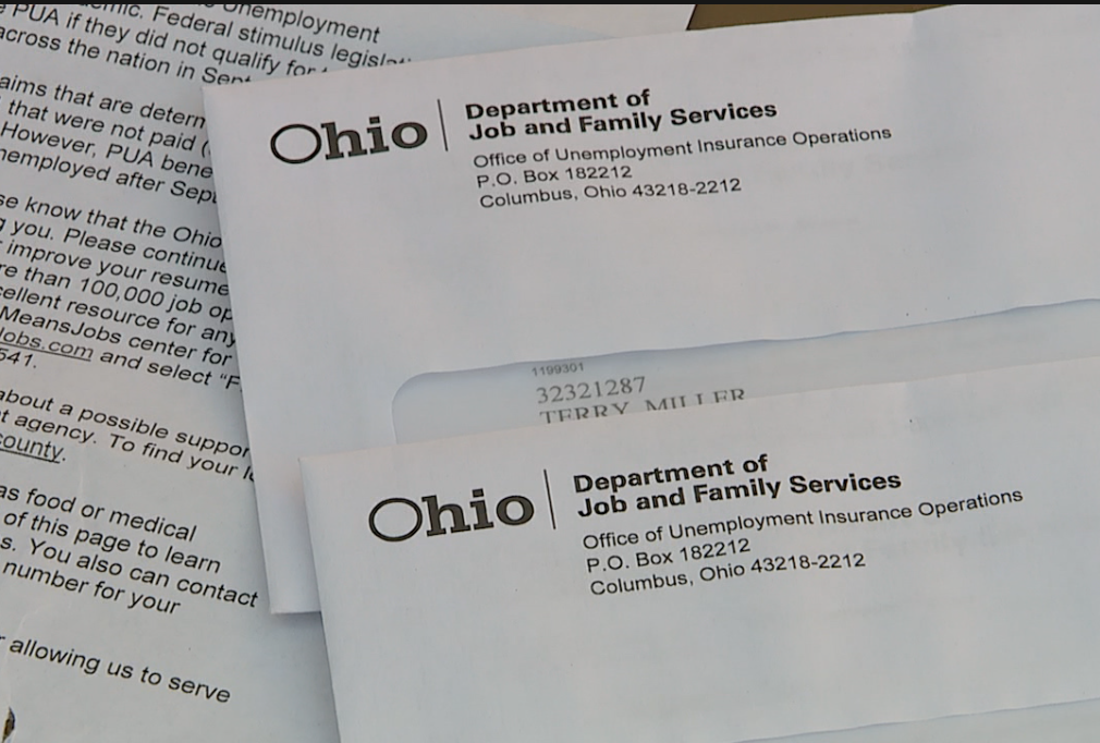 The notices were part of more than 2.5 million letters sent by ODJFS