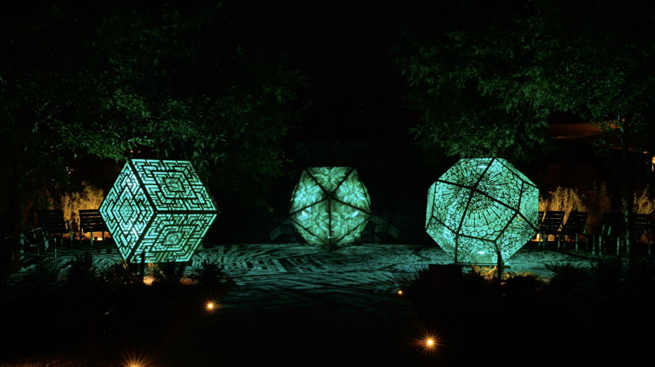 See nature through a different light this holiday season with these art installations placed throughout the Desert Botanical Garden.