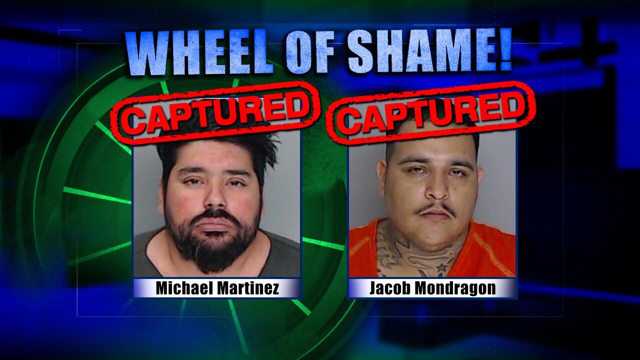 Wheel Of Shame Fugitives Arrested: Michael Martinez & Jacob Mondragon