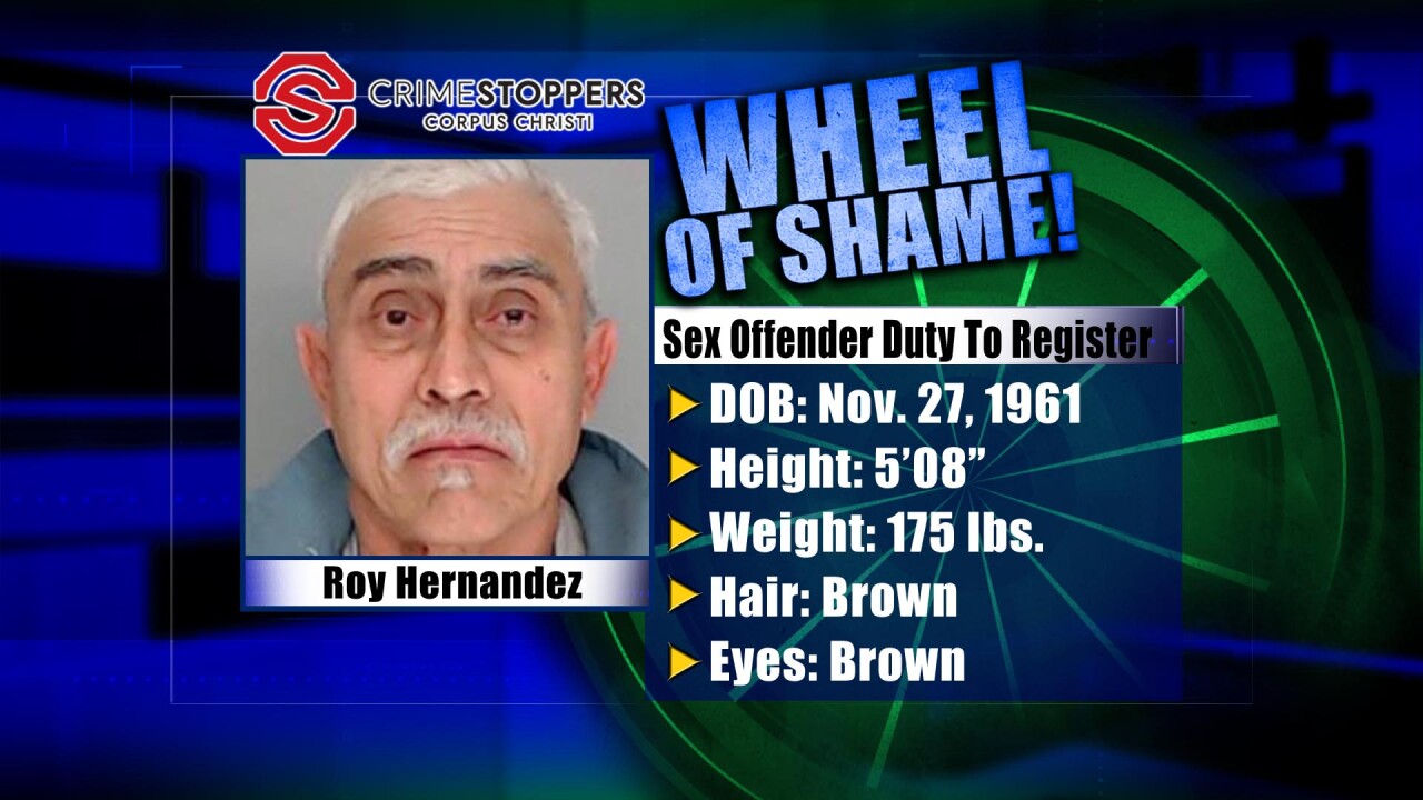Wheel Of Shame Fugitive: Roy Hernandez