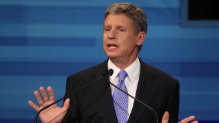 Libertarian Presidential candidate Gary Johnson