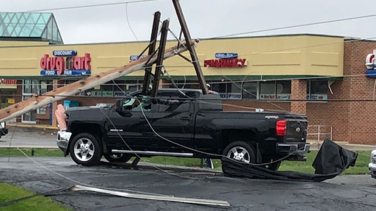 Cleanup begins for residents in Shelby following widespread damage