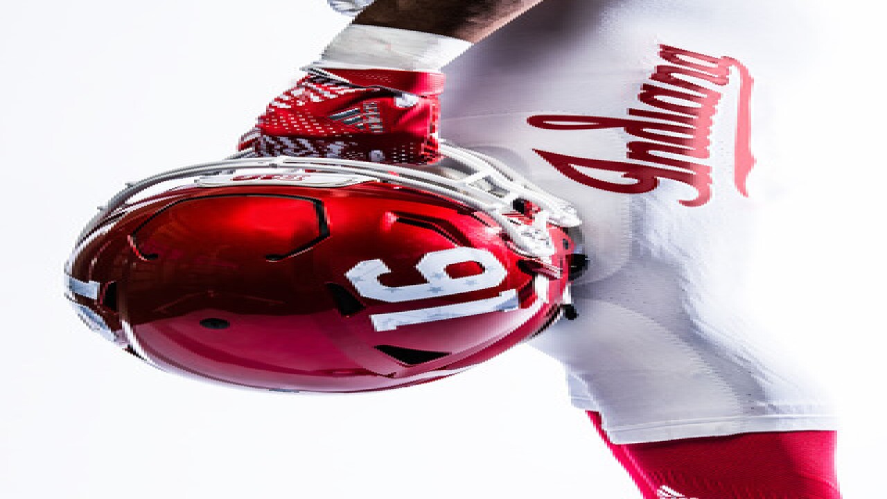 LOOK: IU unveils Candy Stripe football uniforms