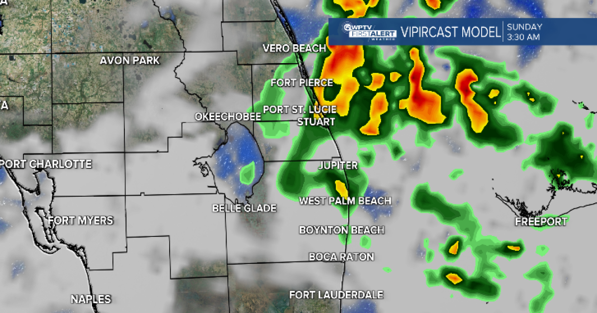 Storms possible early Sunday morning near the coast