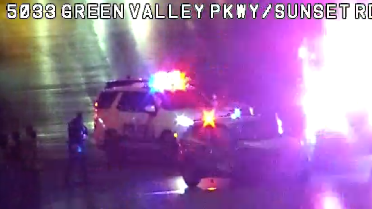 Crash closes all lanes at eastbound Sunset Road and Annie Oakley Drive, RTC says