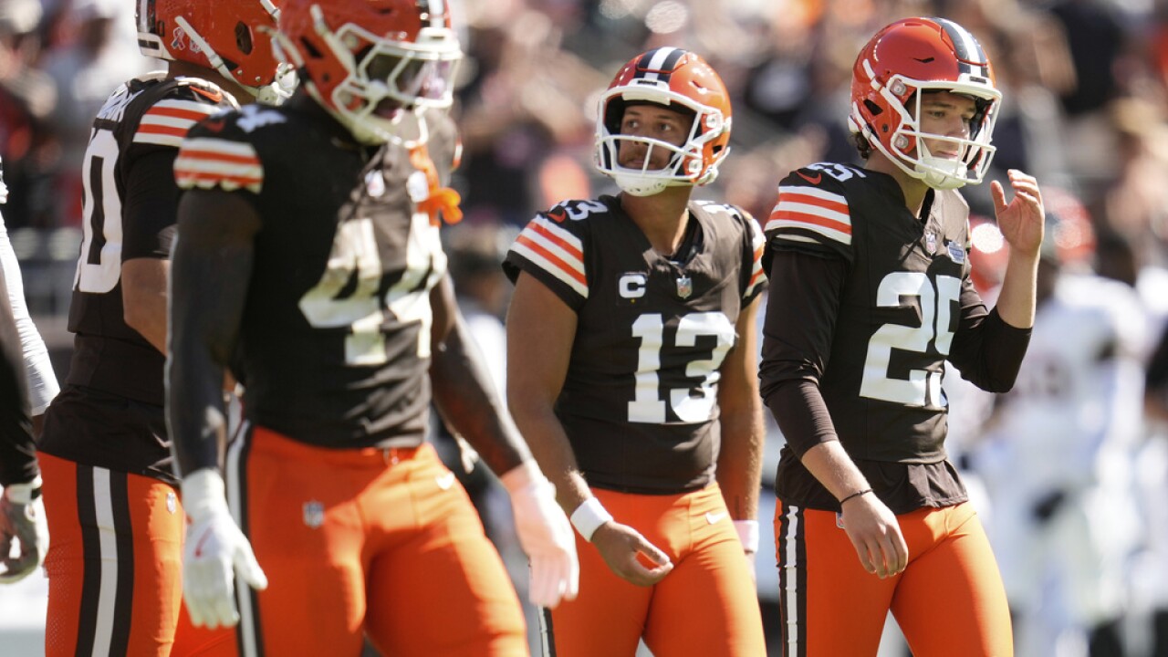 Browns announce inactives ahead of game against Steelers in Pittsburgh