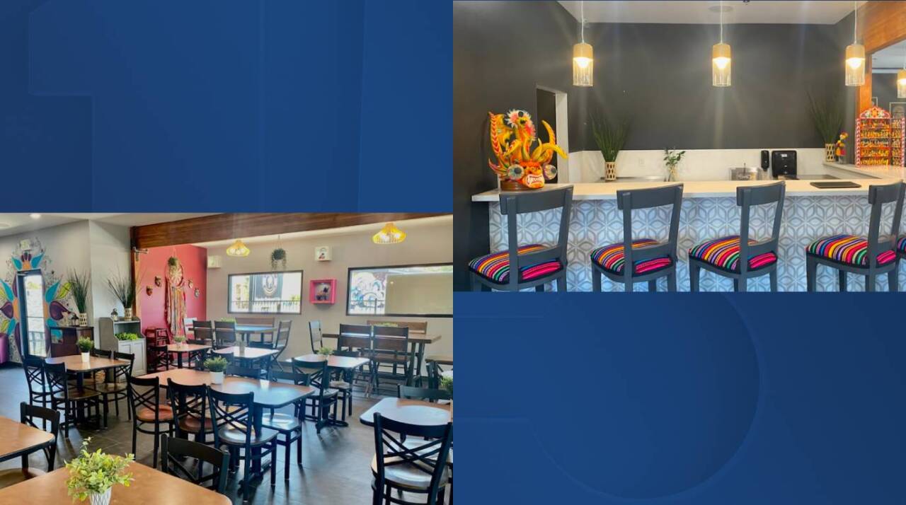 Inside the new Peruvian restaurant in the Melrose District in Phoenix.