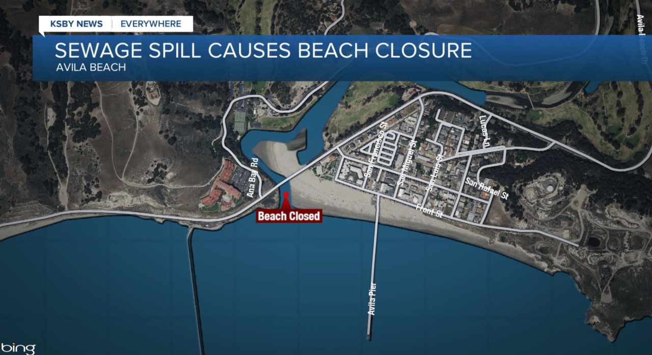 Avila Beach closure 