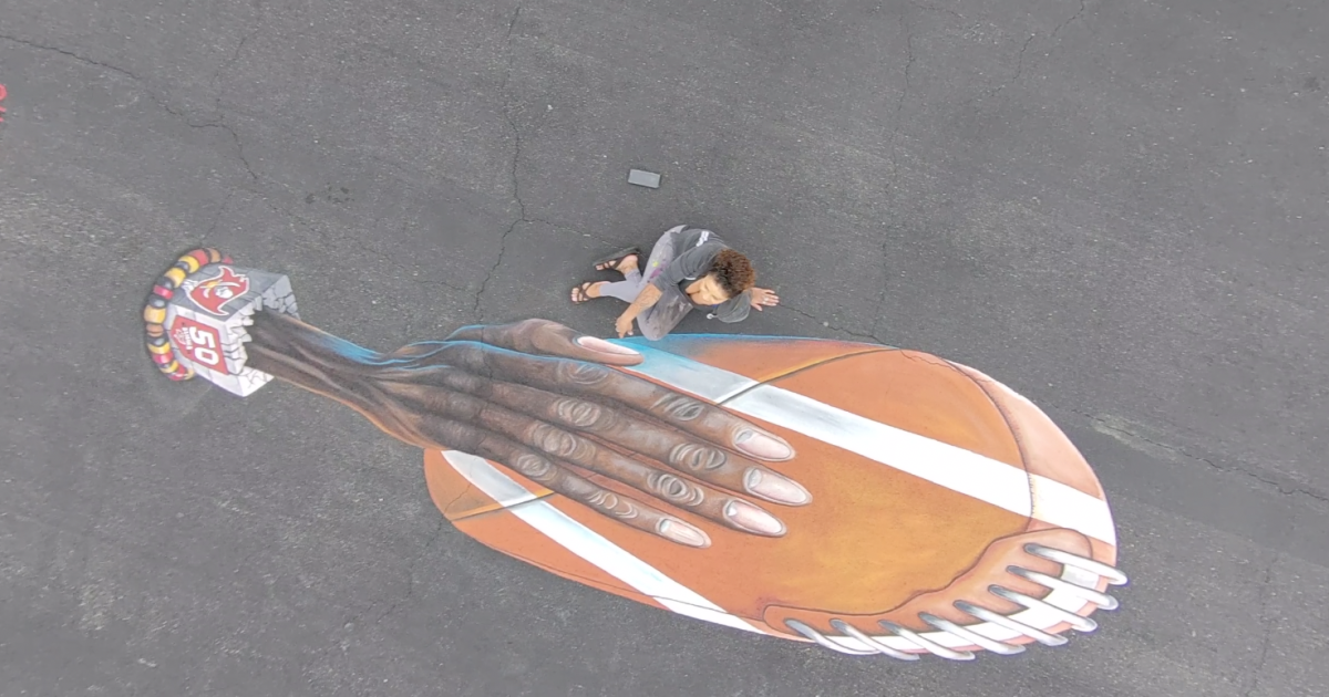 Artist helps Bucs celebrate Black History Month with 3D artwork