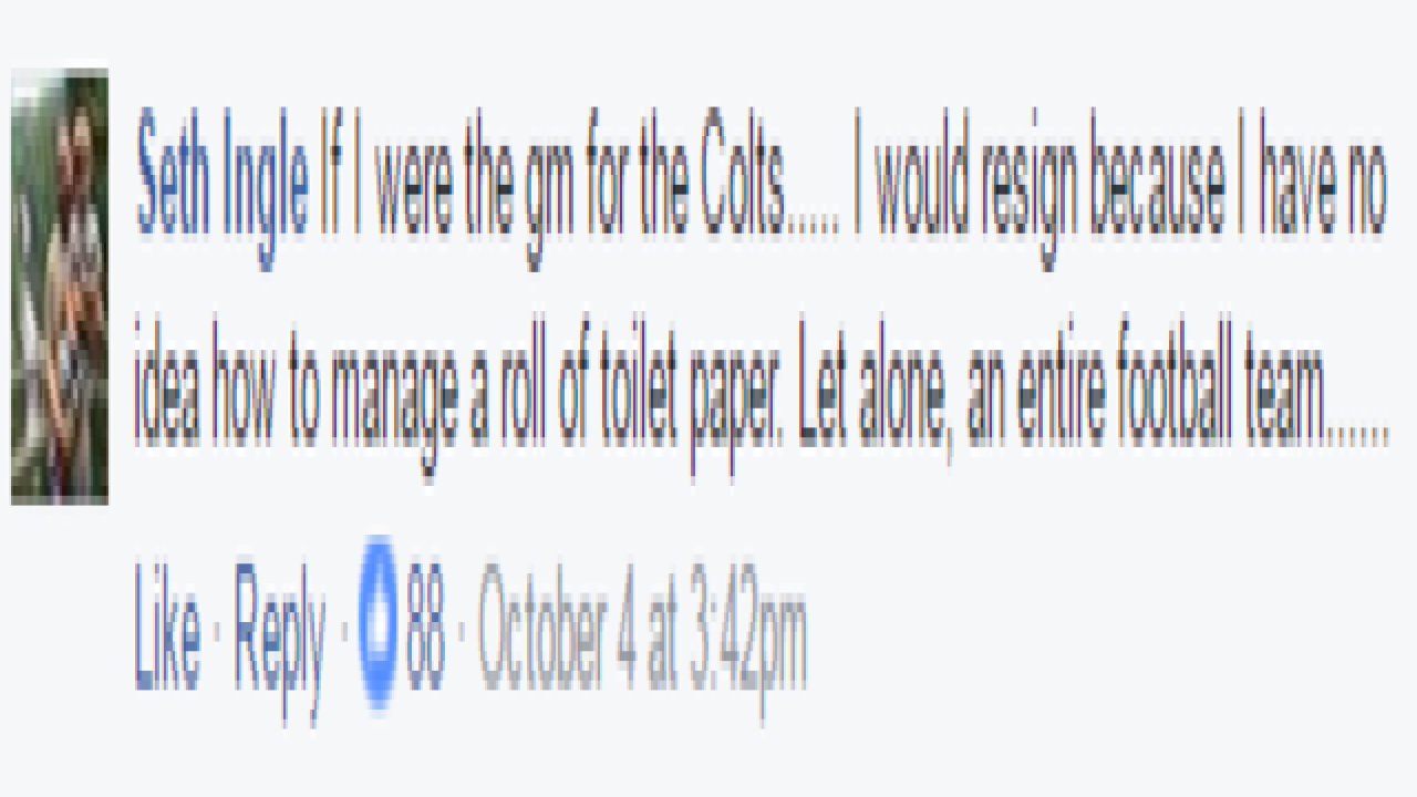 YOU REACT: What should the Colts do?