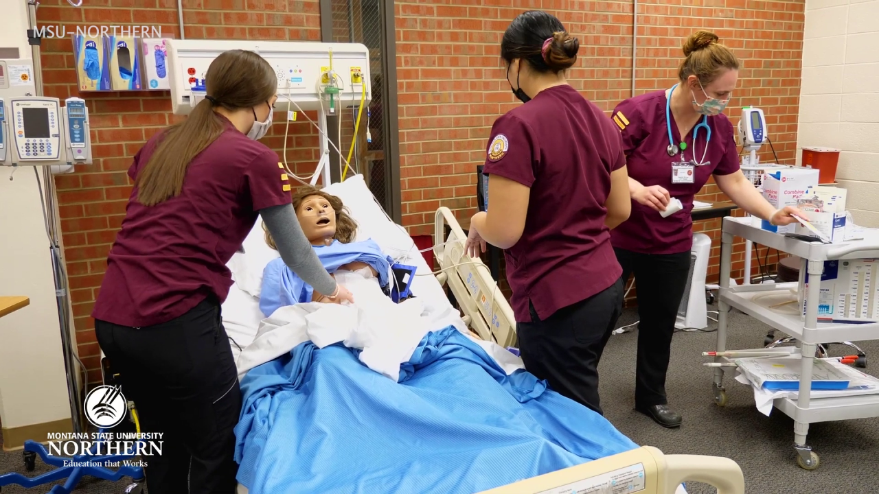 MSU-Northern nursing students