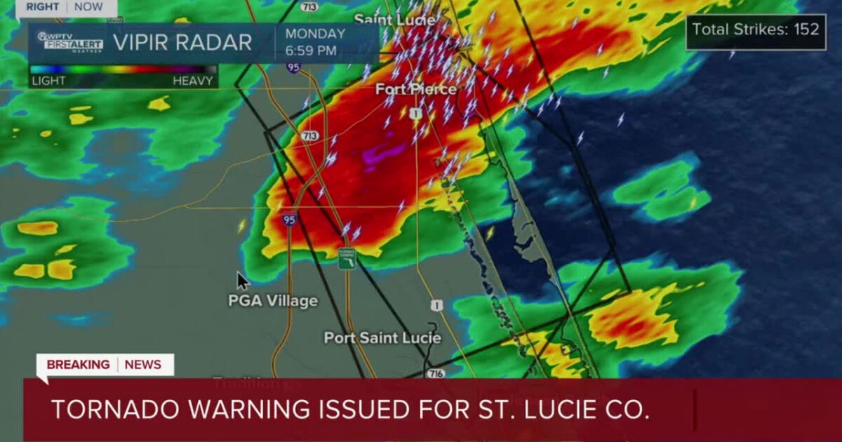 Strong storms blow through Treasure Coast