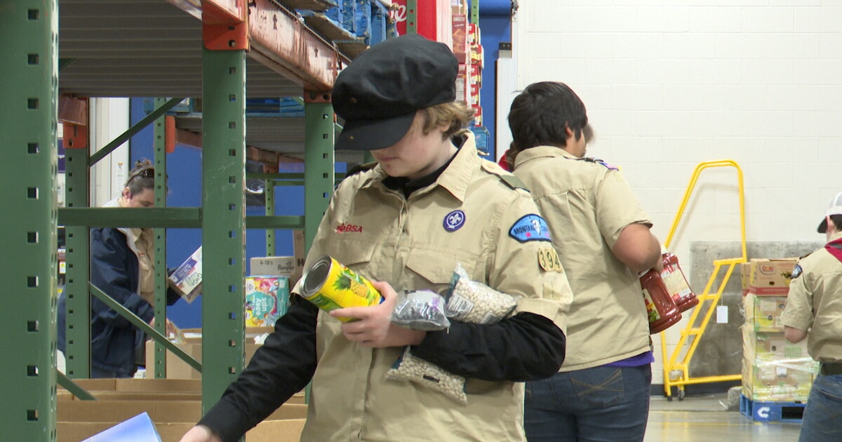 "Scouting for Food" drive a success at Billings Family Service - Vimarsana News