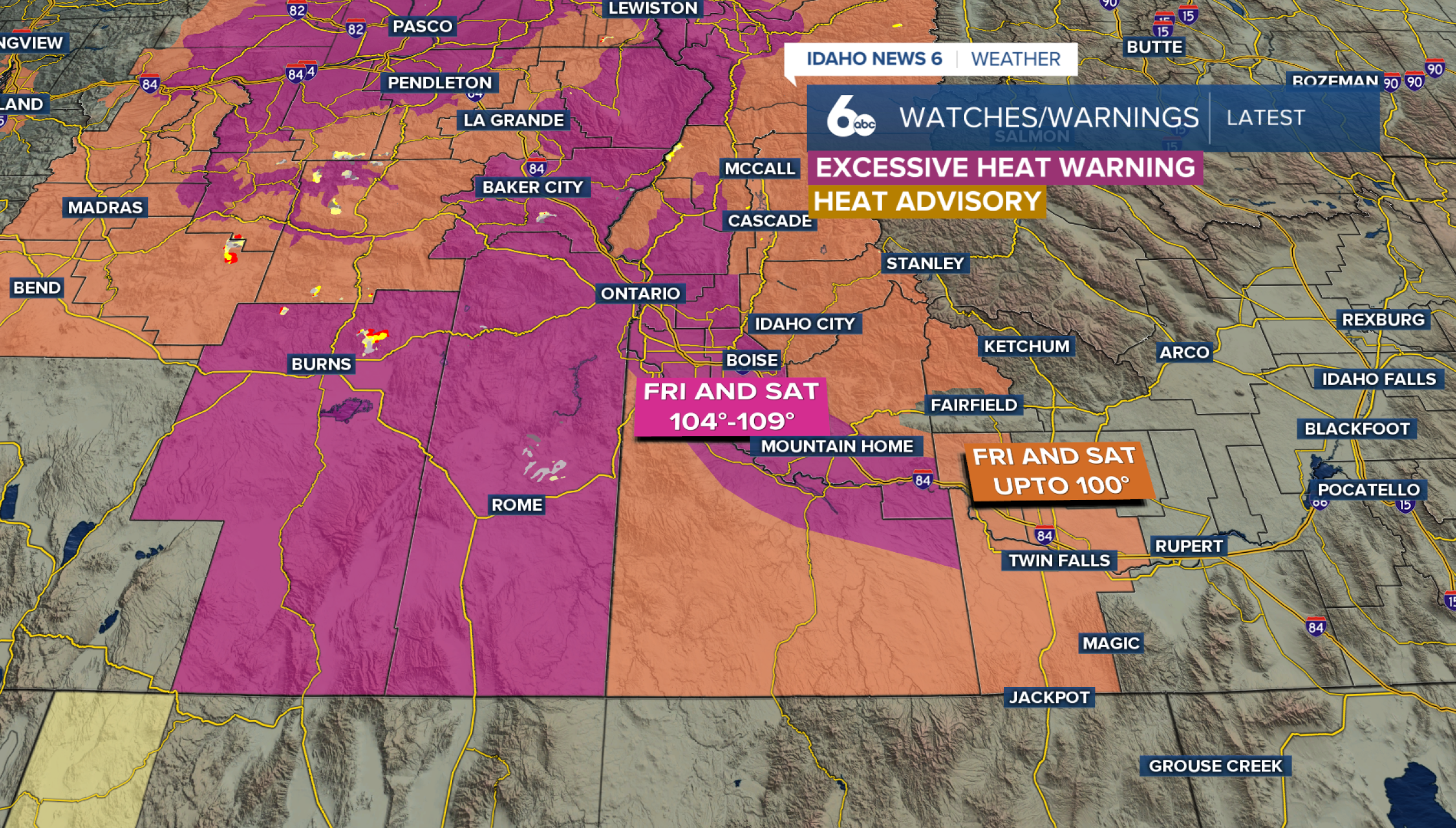 The first week of August brings the heat with warnings and advisories ...