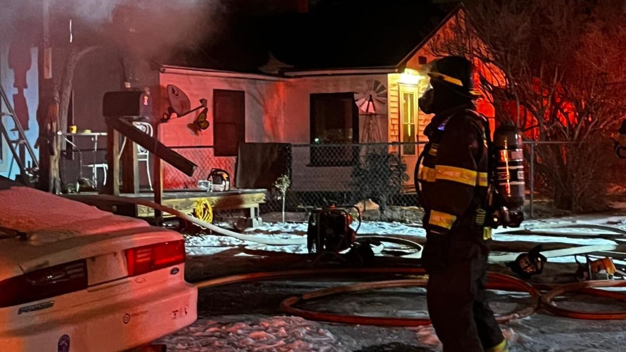 Crews respond to house fire in Great Falls (February 2, 2023)