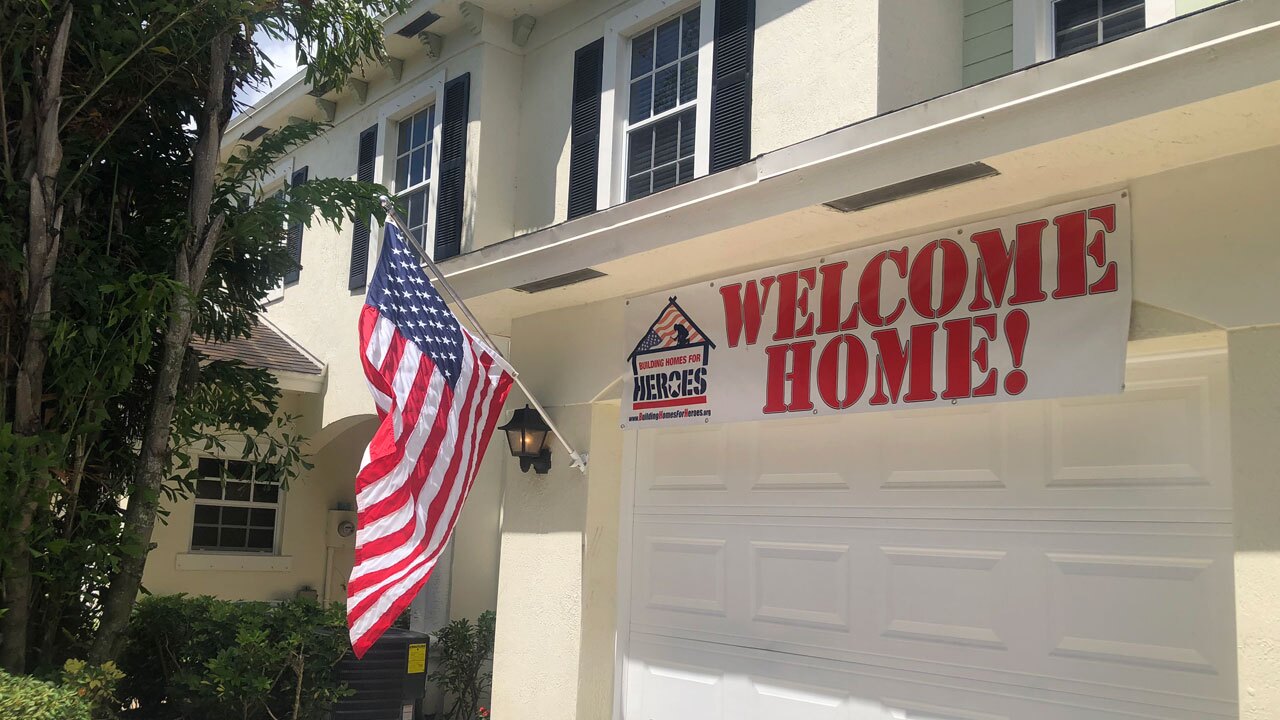 Marine Lance Cpl. Leonard Chong's new home