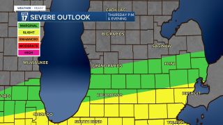 SPC Day 2 Severe Outlook