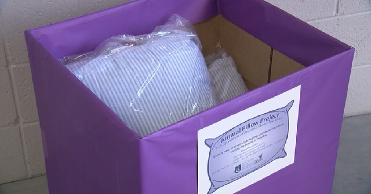 Pillow donation drive for Tucson shelter