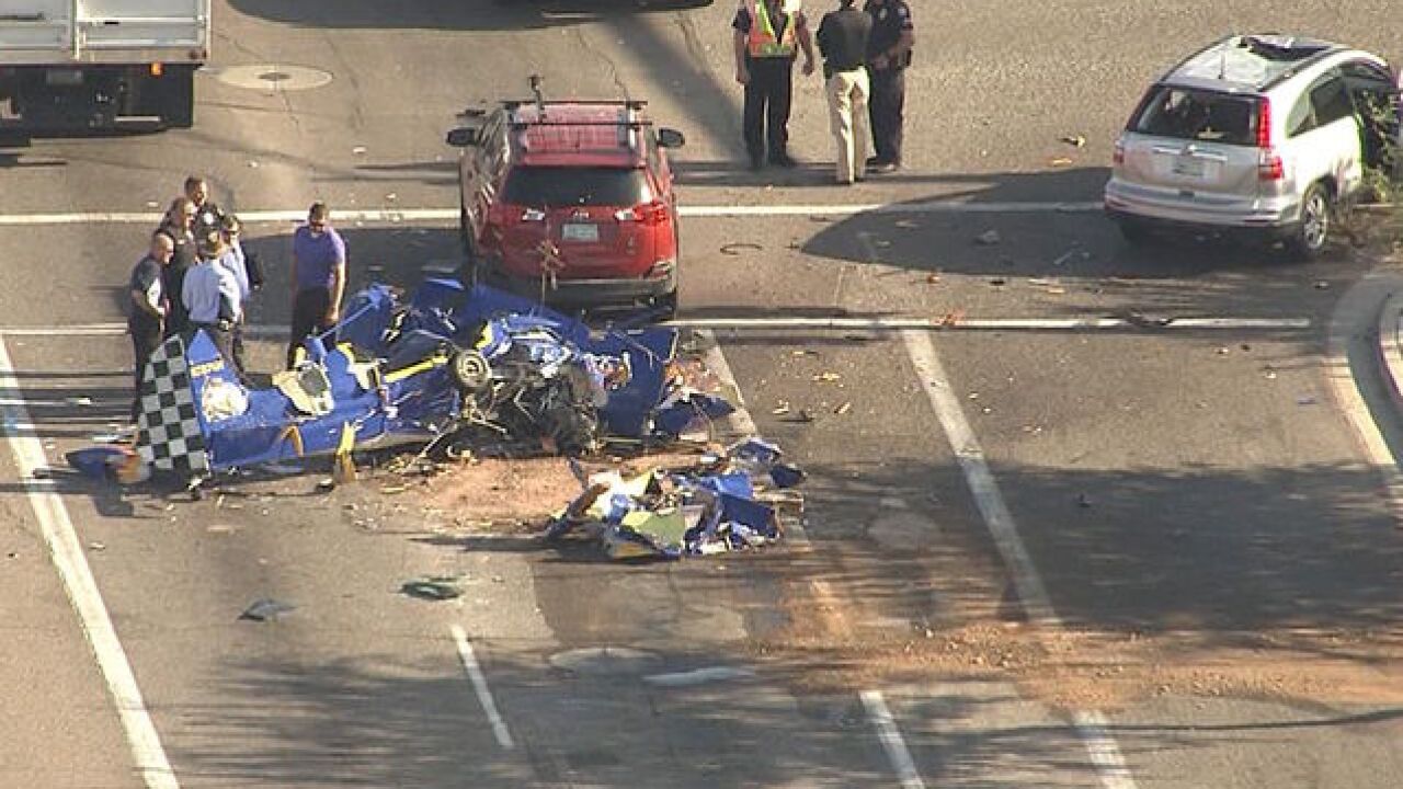 Plane crashes into Phoenix intersection