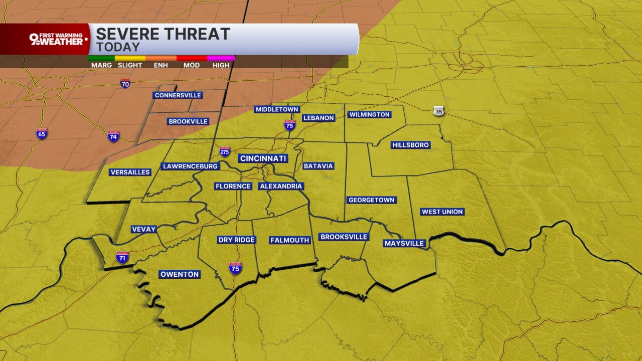 Monday severe weather outlook
