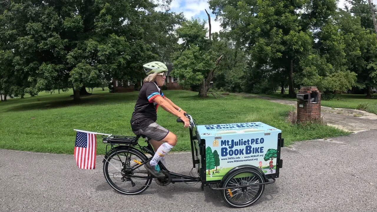 Biking librarian