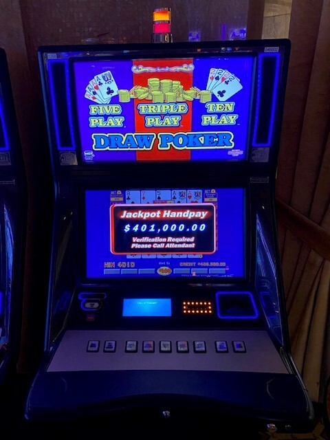 Caesars Palace video poker jackpot