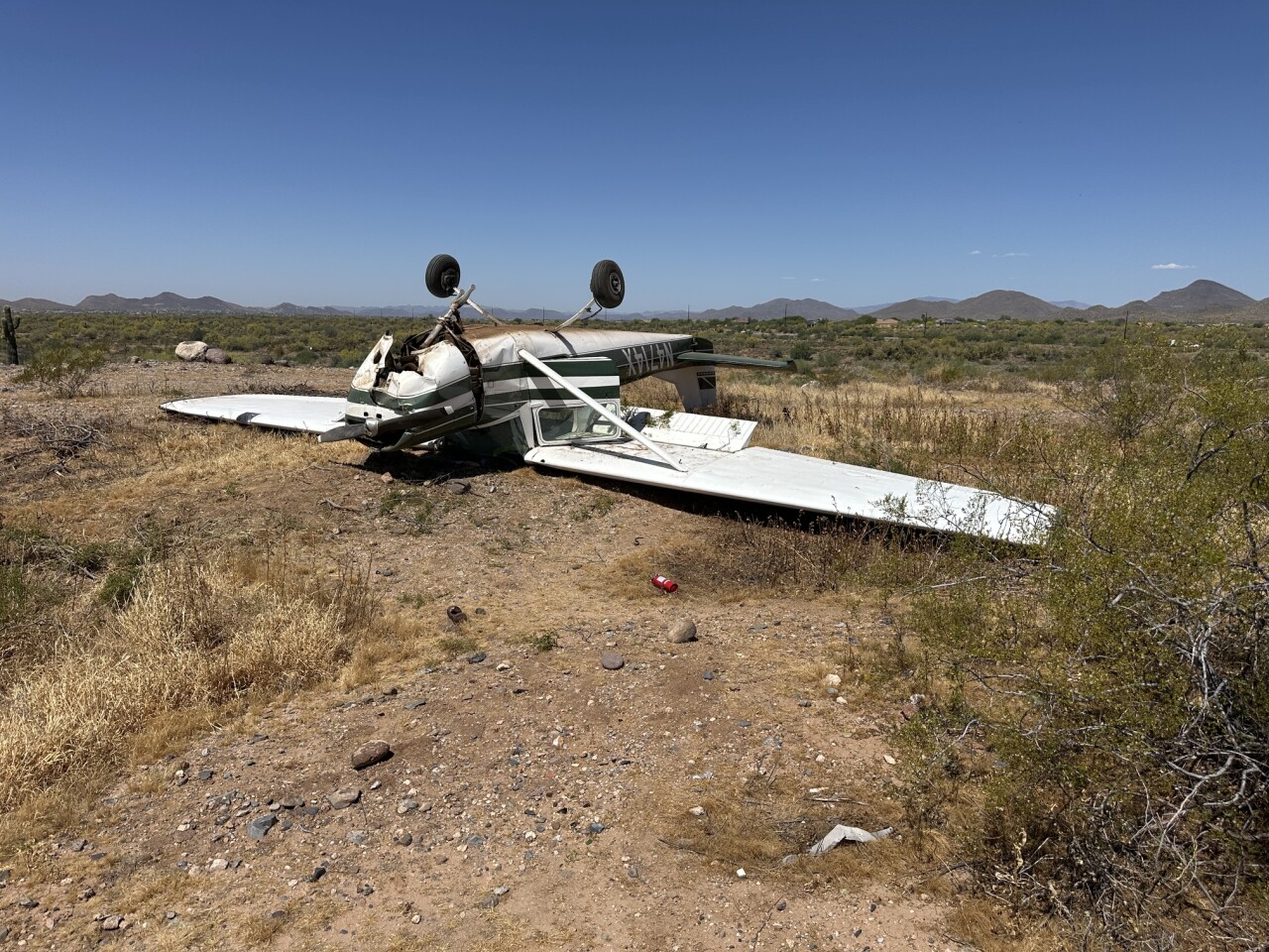 Plane crash in north Valley