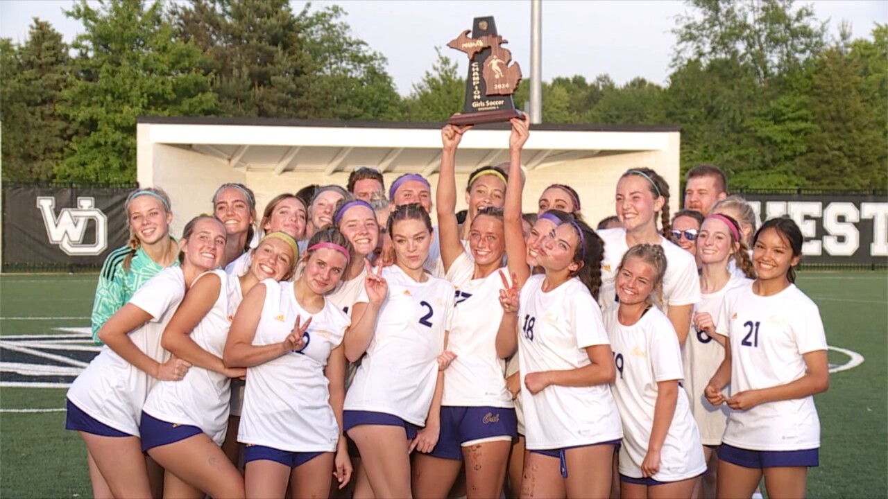 Caledonia girls soccer wins 2024 district championship