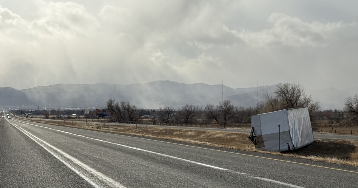 Damaging wind rips through Montana