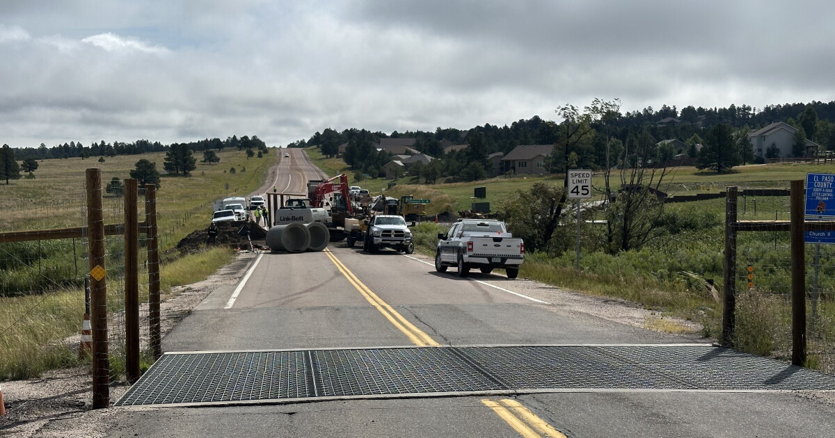 County Line Road closes following washout, El Paso County working to ...