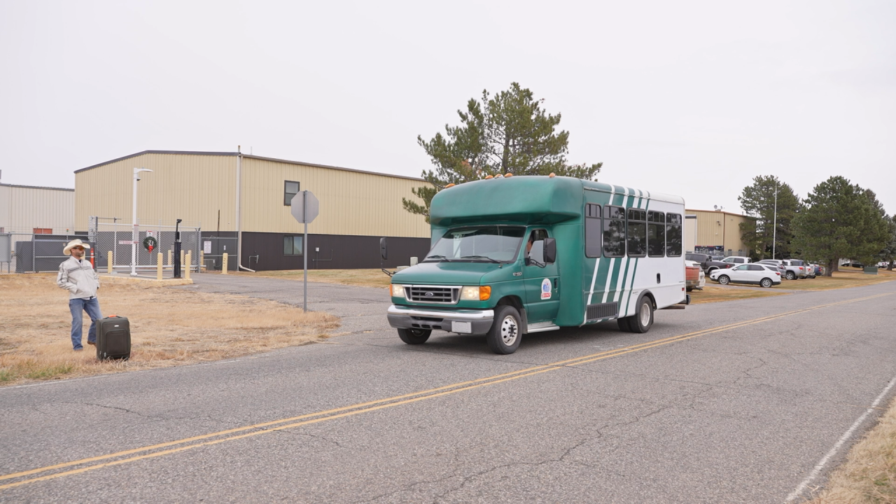 Airport parking shuttle